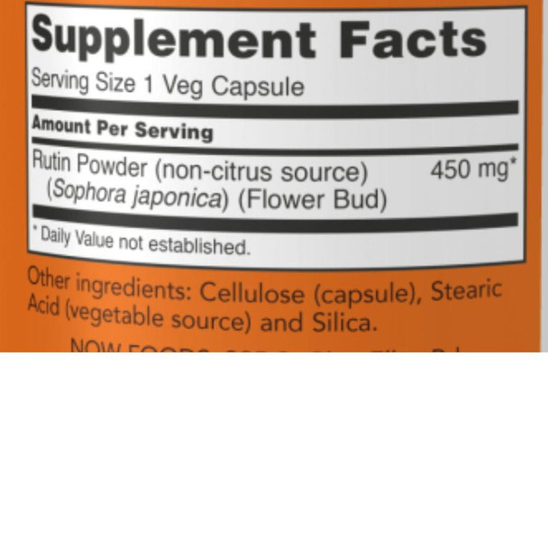  Now Foods Rutin 450 Mg 100 Capsules 