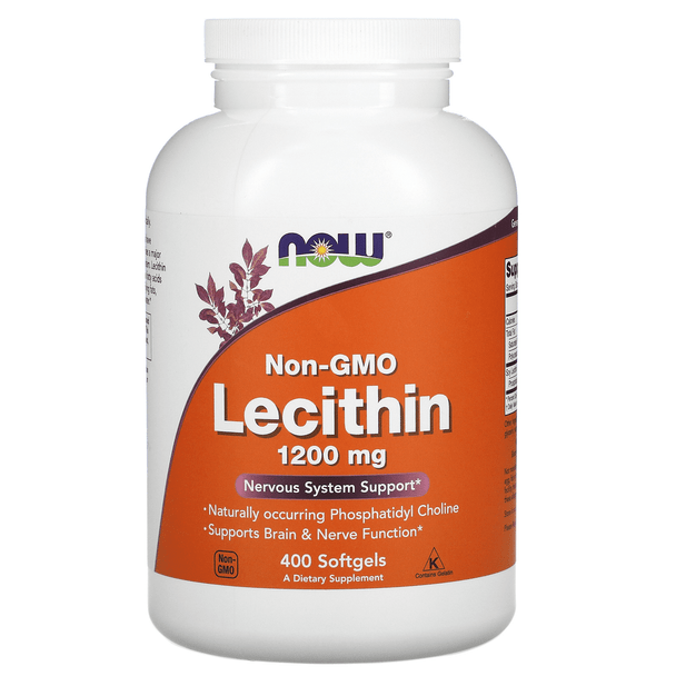  Now Foods Lecithin 1200mg 400 Softgels 