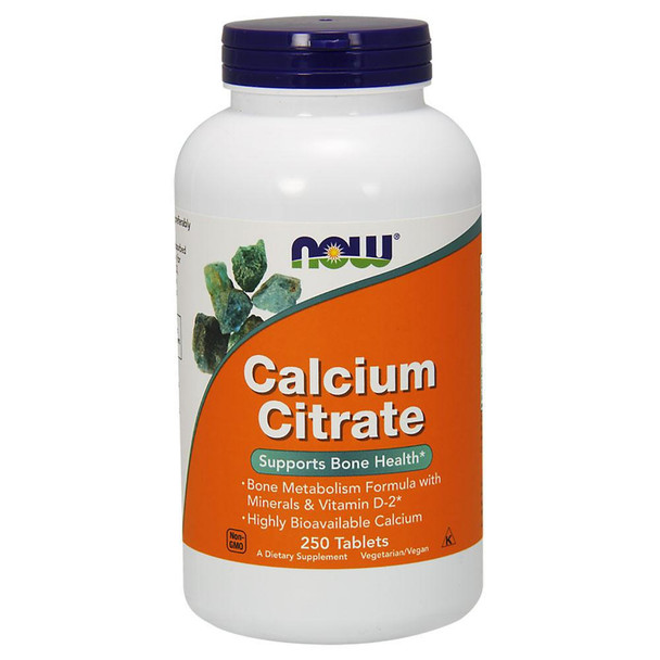  Now Foods Calcium Citrate 250 Tablets 