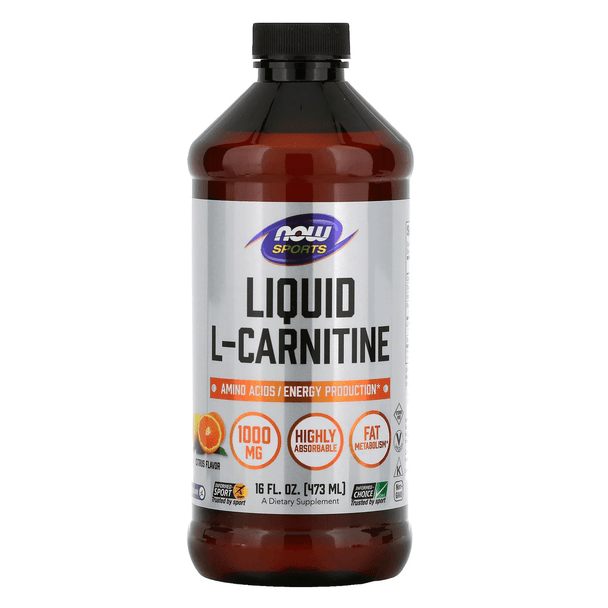  Now Foods Liquid L-Carnitine Citrus Flavored 16 oz 