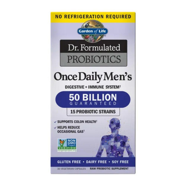  Garden of Life Dr. Formulated Probiotics Once Daily Men's 30 Vege Caps 