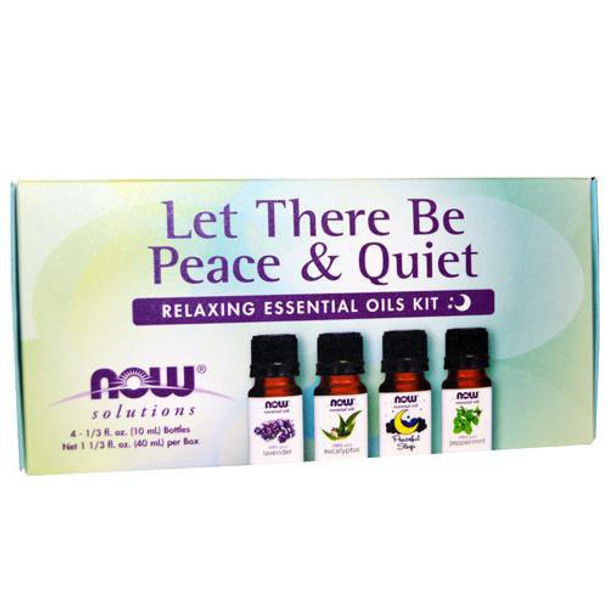  Now Foods Let There Be Peace & Quiet- Relaxing Essential Oils Kit 