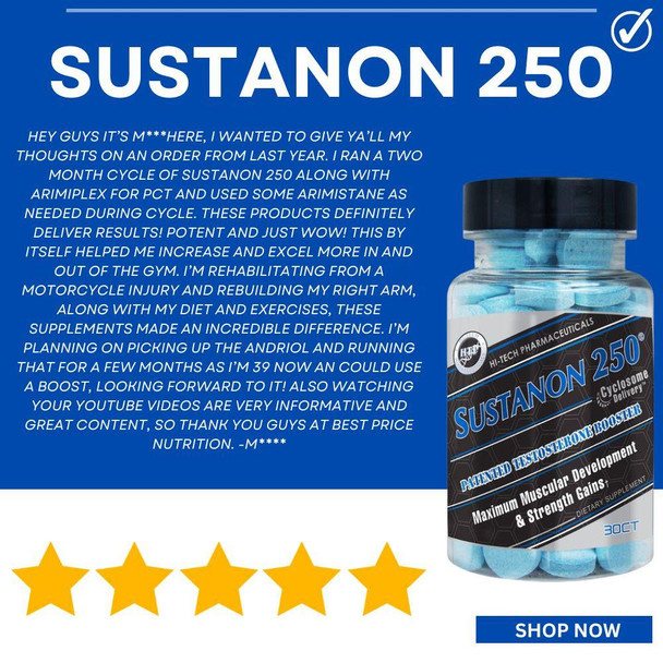  Hi-Tech Pharmaceuticals Sustanon 250 30CT 