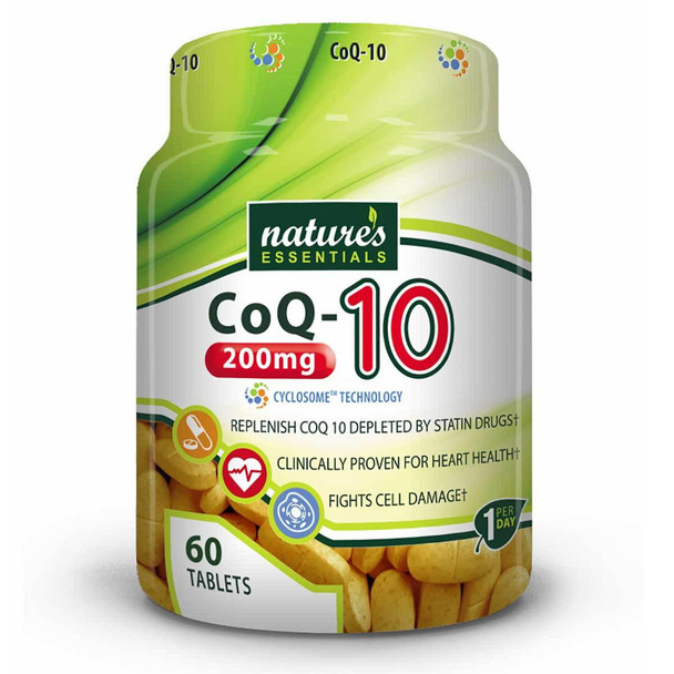  Nature's Essentials CO-Q10 200mg 60 Tablets 