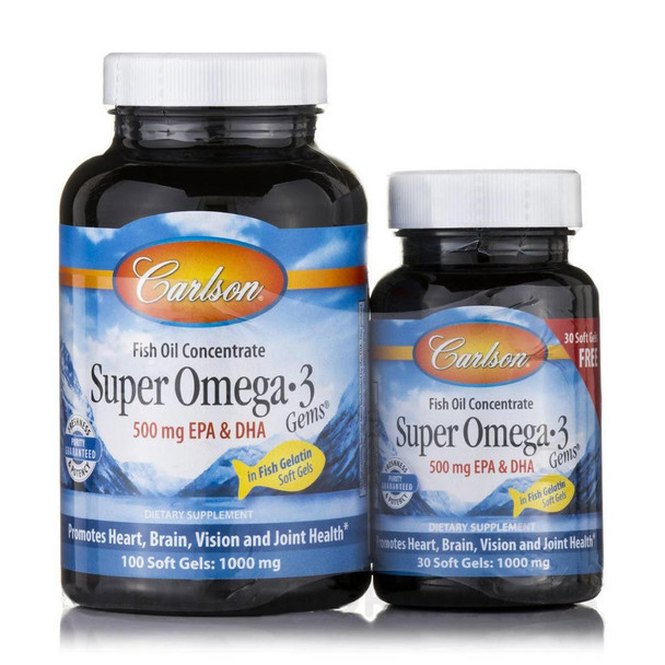  Carlson SUPER OMEGA 3 1000mg 130FG 