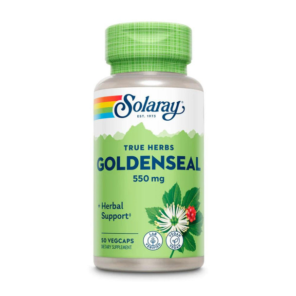  Solaray Goldenseal Root 550mg 50 Caps 