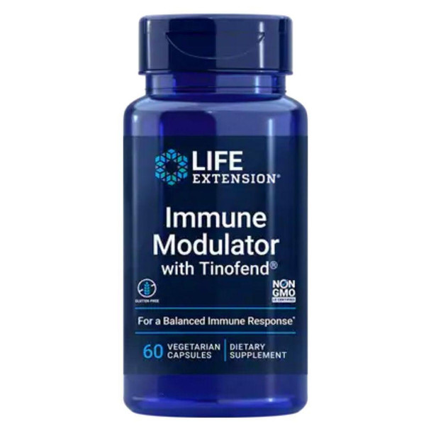  Life Extension Immune Modulator w/ Tinofend 60VC 