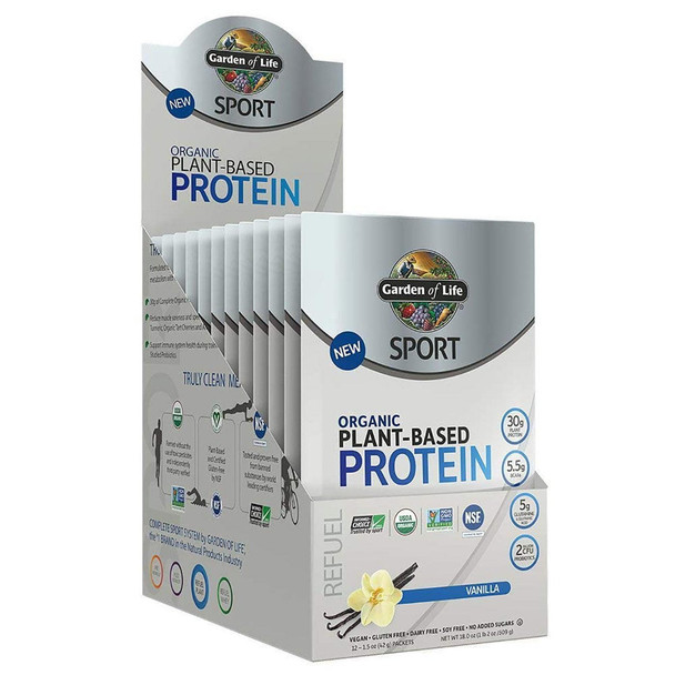 Garden of Life Garden Of Life Sport Organic Plant-Based Protein 12 Count 