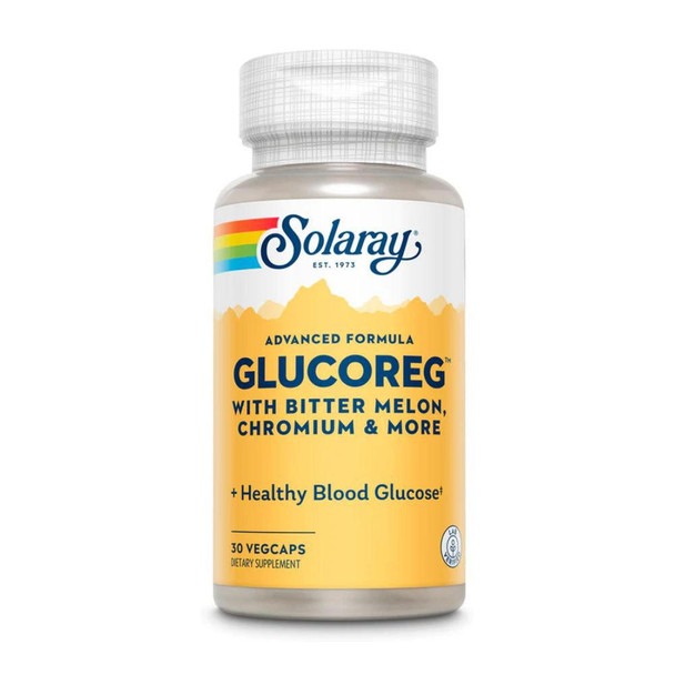  Solaray Glucoreg 30 Capsules 