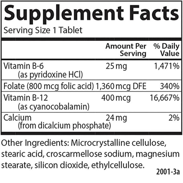  Carlson Tri-B 120 Tablets 