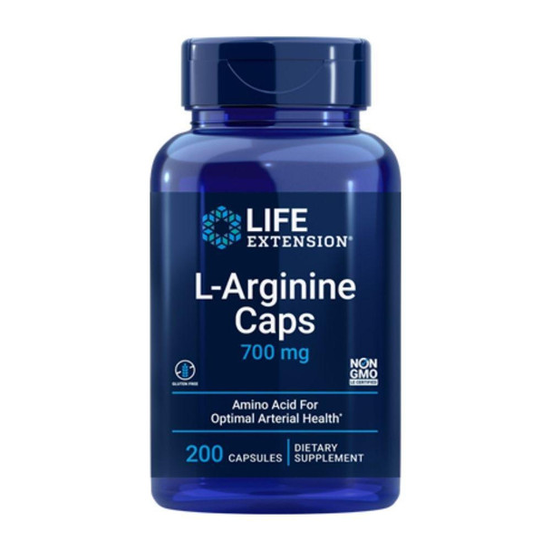  Life Extension Arginine 700mg 200 Capsules 