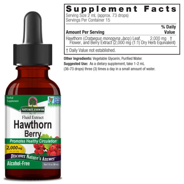  Nature's Answer Hawthorne 1oz 