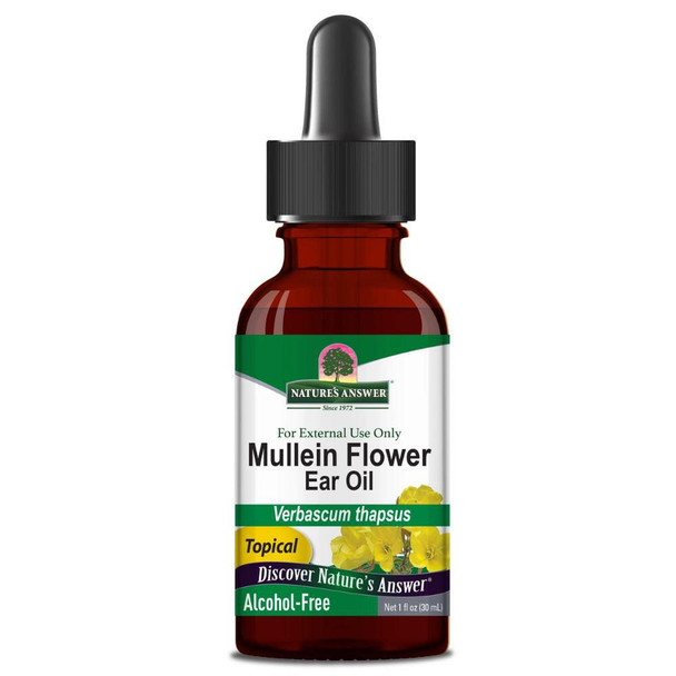  Nature's Answer Mullein Flower Ear Oil 1oz 