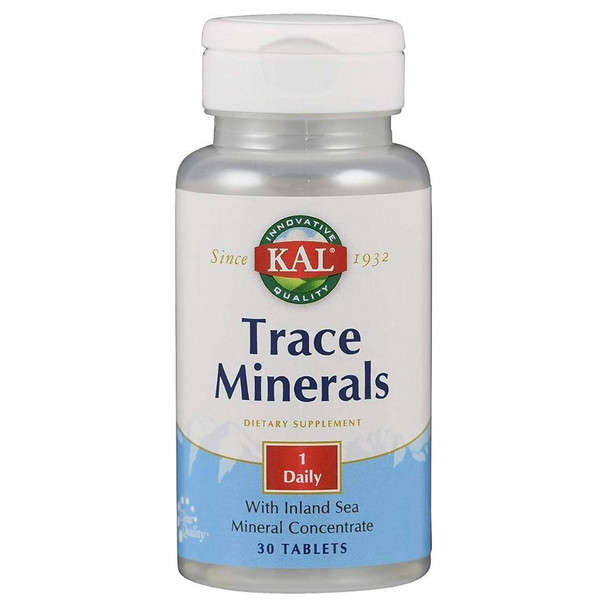 Kal KAL Trace Minerals 30 Tablets 