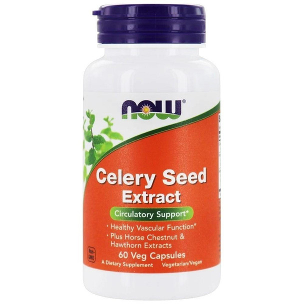  Now Foods Celery Seed Extract 60 Capsules 