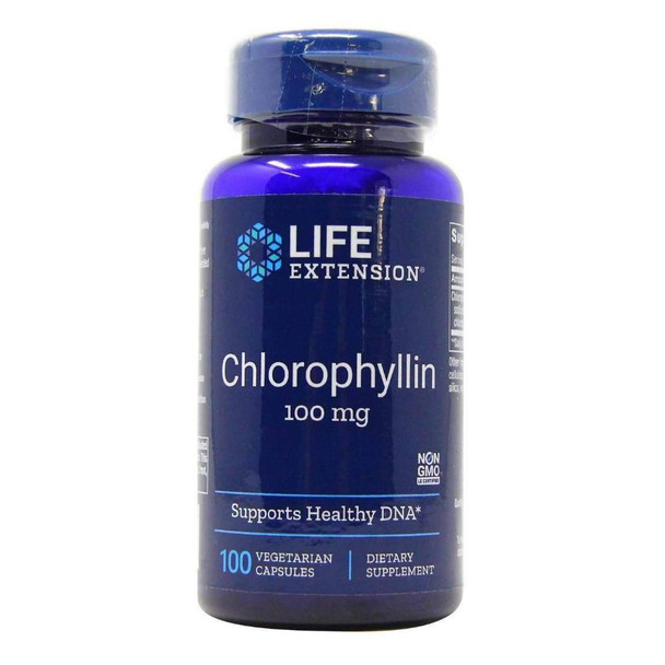  Life Extension Chlorophyllin 100mg 100 Capsules 
