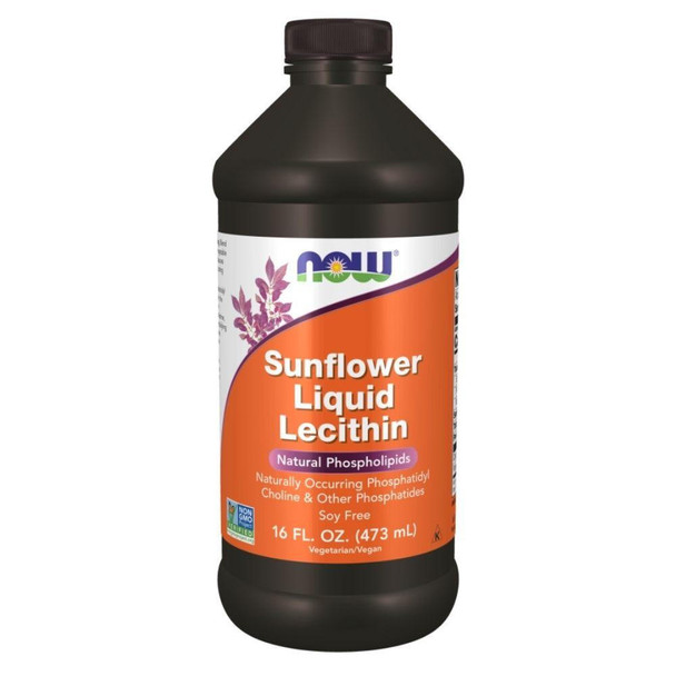  Now Foods Sunflower Lecithin Liquid 16oz 