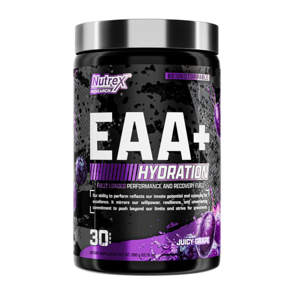 Nutrex Research EAA+ Hydration 30 Servings - Juicy Grape.