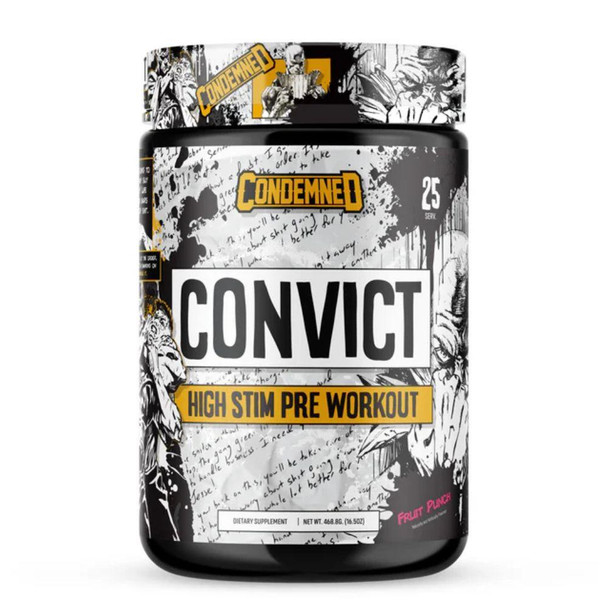 Condemned Labratoriez Condemned Labz Convict 2.0 Pre-Workout 25 Servings 