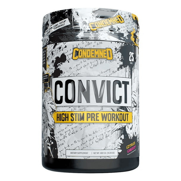 Condemned Labratoriez Condemned Labz Convict 2.0 Pre-Workout 25 Servings 