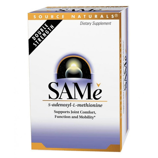  Source Naturals SAM-E (Adenosyl-L-Methionine) 200mg 60 Tablets 