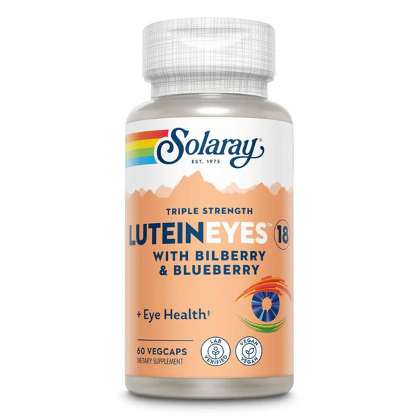 Best Price Nutrition Solaray Lutein Eyes 18mg 60 Capsules 