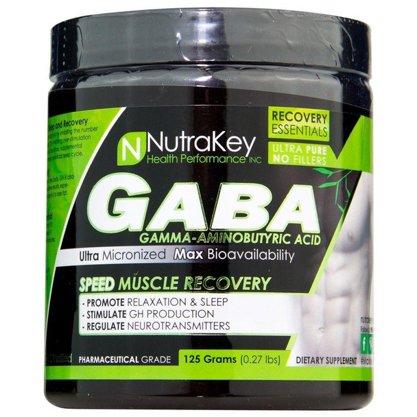 Nutrakey NutraKey GABA (Gamma-Aminobutyric Acid) 125 Grams 