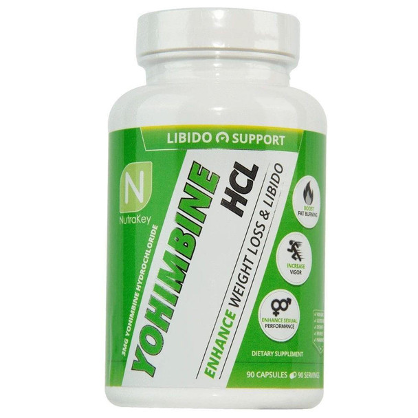 Nutrakey NutraKey Yohimbine HCl 90 Capsules 