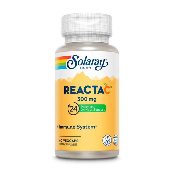  Solaray ReactaC 500mg 60 Capsules 