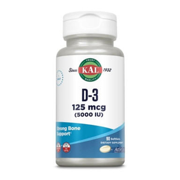 Kal KAL Vitamin D3 5,000IU 90 Softgels 