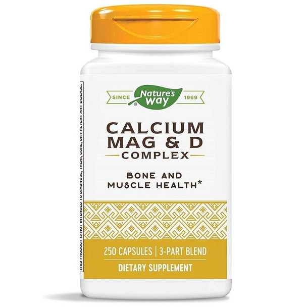  Nature's Way Calcium Mag & D Complex 250 Capsules 