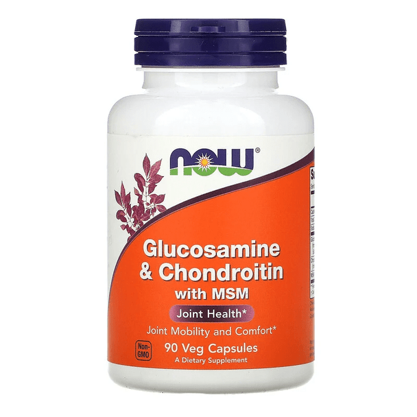  Now Foods Glucosamine and Chondroitin Plus MSM 90 Caps 