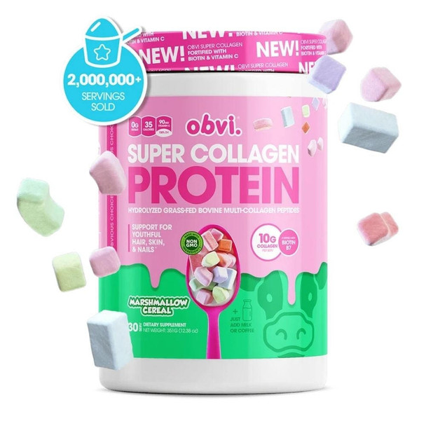  Obvi Super Collagen Protein 30 Servings 