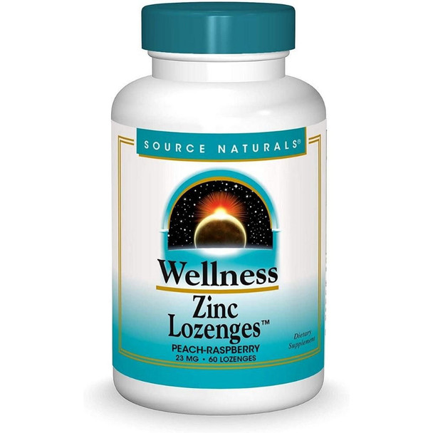  Source Naturals Wellness Zinc Lozenges 60ct 