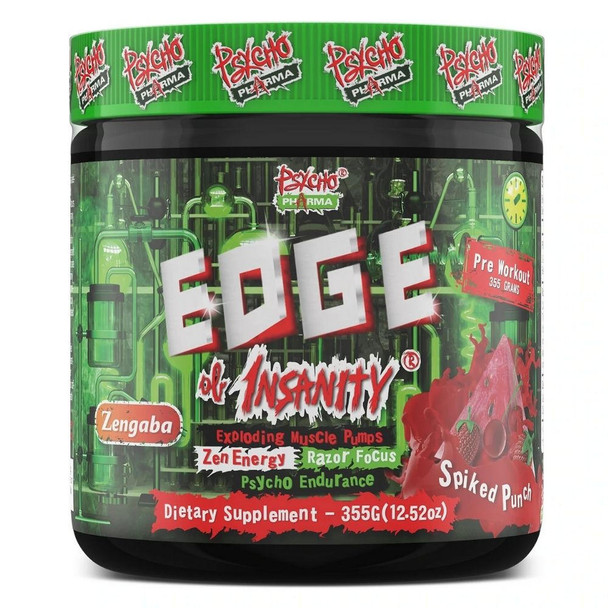  Psycho Pharma Edge of Insanity 25 Servings 