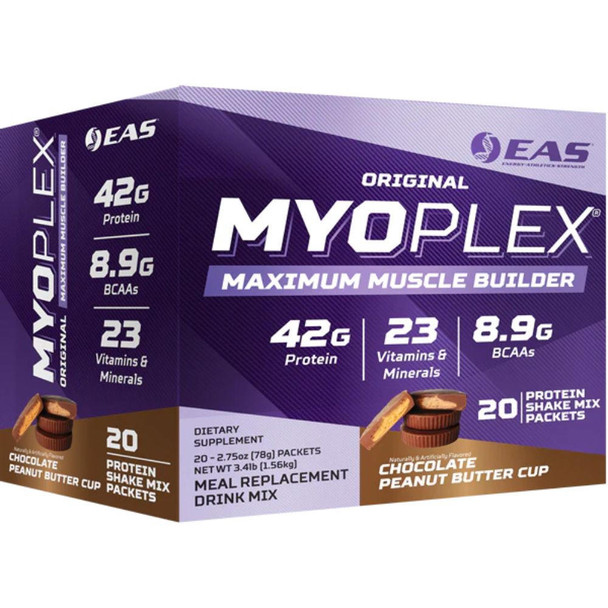  EAS Myoplex Protein 20 Shake Mix Packets 