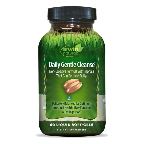  Irwin Naturals Daily Gentle Cleanse 60 Softgels 