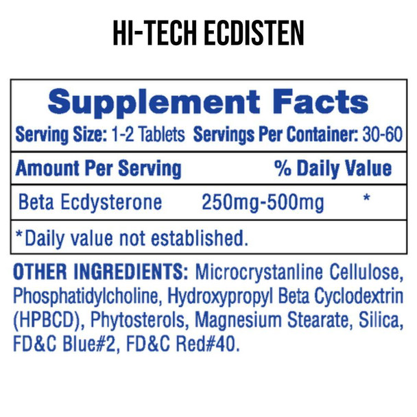 stacks Hi-Tech All Natty Ecdysterone Stack 