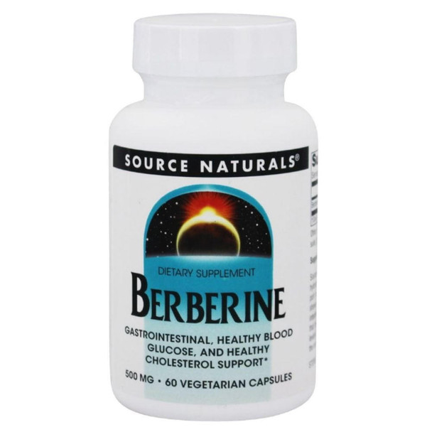  Source Naturals Berberine 500mg 60 Capsules 