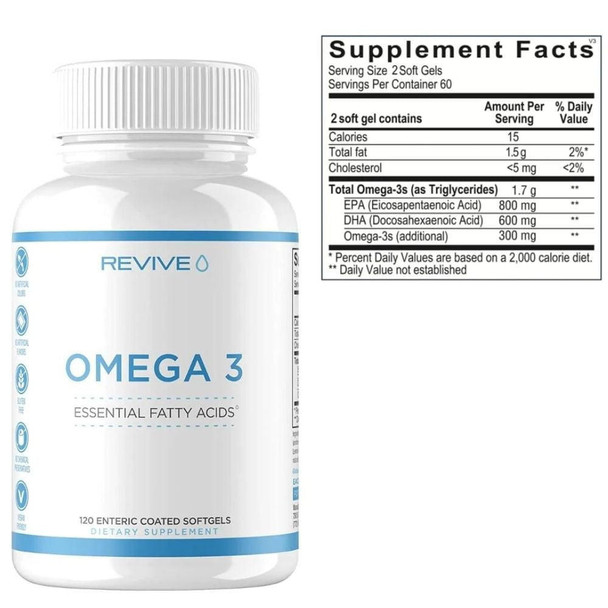 Revive MD Revive Omega 3 120 Capsules 