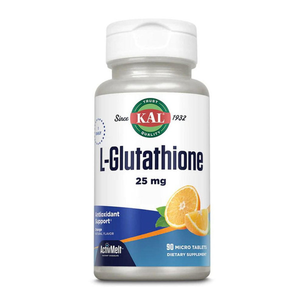 Kal KAL L-Glutathione 25mg 90 Lozenges 