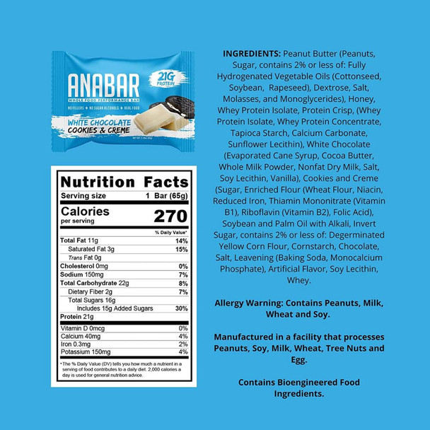 Anabar The Anabar Protein Bar 12 Box 