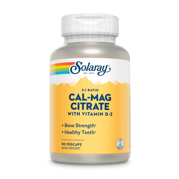  Solaray Cal-Mag Citrate & D 90 Capsules 