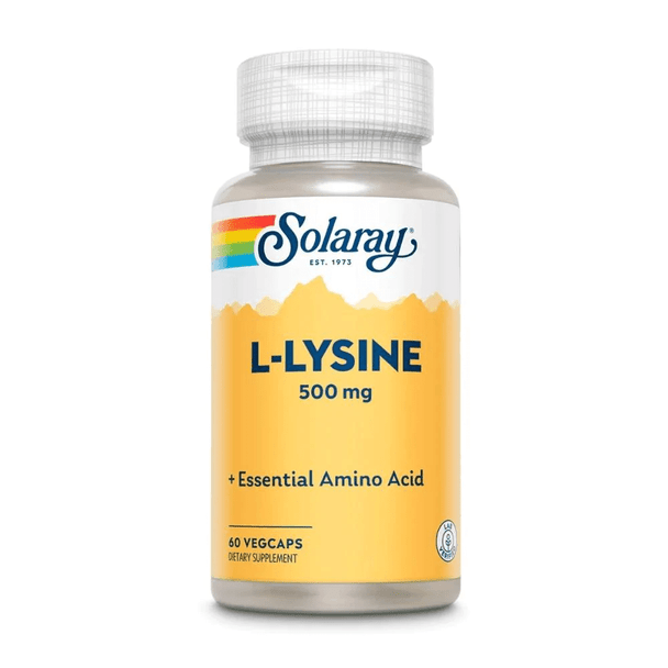  Solaray L-Lysine 500mg 60 Capsules 