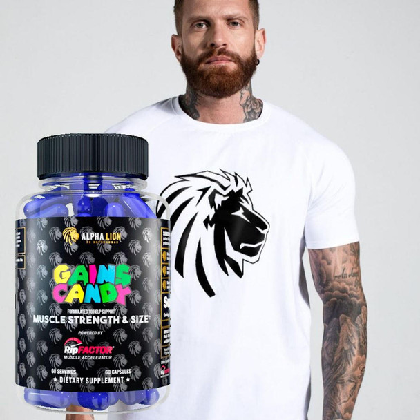  Alpha Lion Gains Candy Ripfactor 60 Capsules 