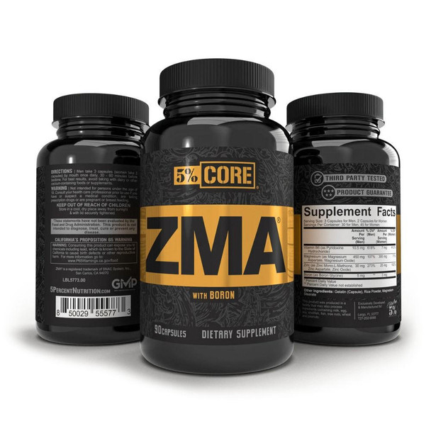  5% Nutrition ZMA 90 Capsules 