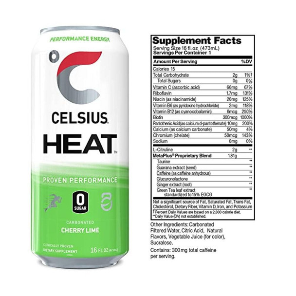  Celsius HEAT RTD Energy Drink 12 Case 