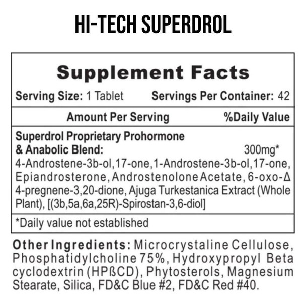stacks Hi-Tech Pharmaceuticals Superdrol Stack (Pre-Order) 