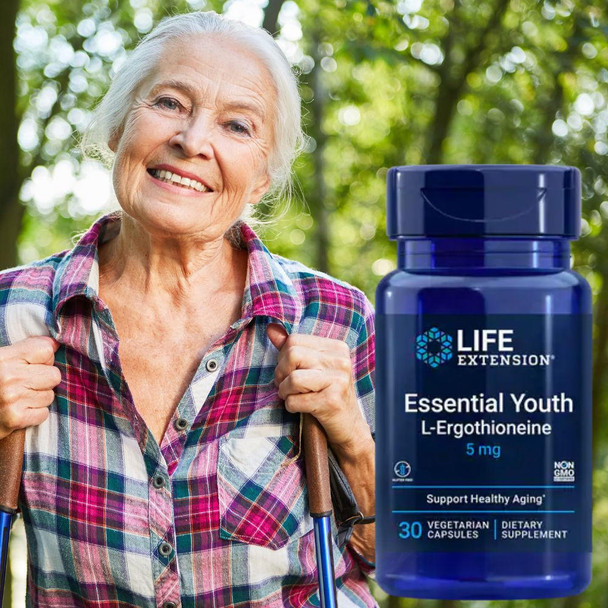  Life Extension Essential Youth L-Ergothioneine 5mg 30ct 