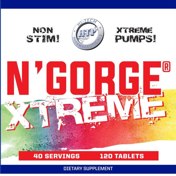  Hi-Tech Pharmaceuticals N'Gorge Xtreme 120 Tablets 